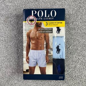 Polo Ralph Lauren Classic Fit Cotton Boxers 3 Pack Small NWT